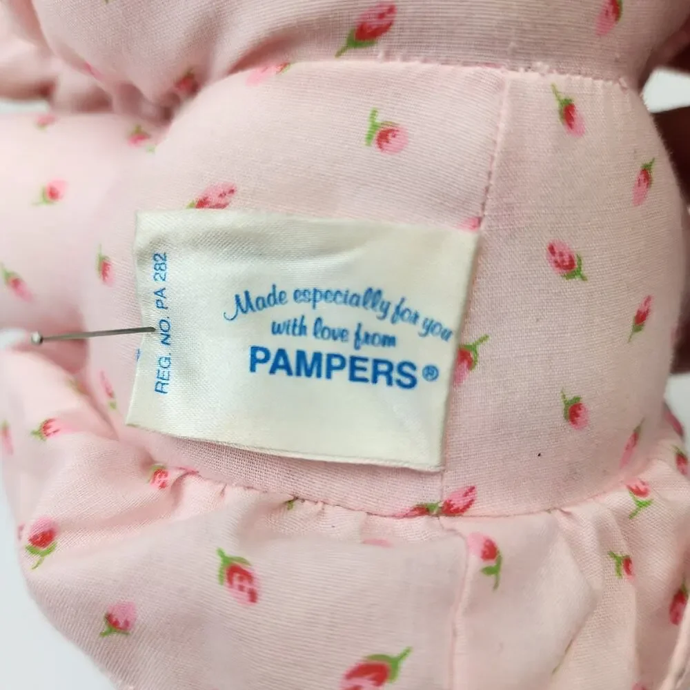 1984 Miss Piggy 9” Hasbro Softies Plush Pampers Muppet Babies Stuffed Doll Pink